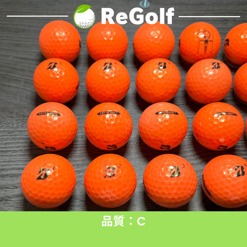 【中古】 ロストボール ブリヂストン エクストラソフト オレンジ 2021年モデル 20球 Cランク ゴルフボール リゴルフ